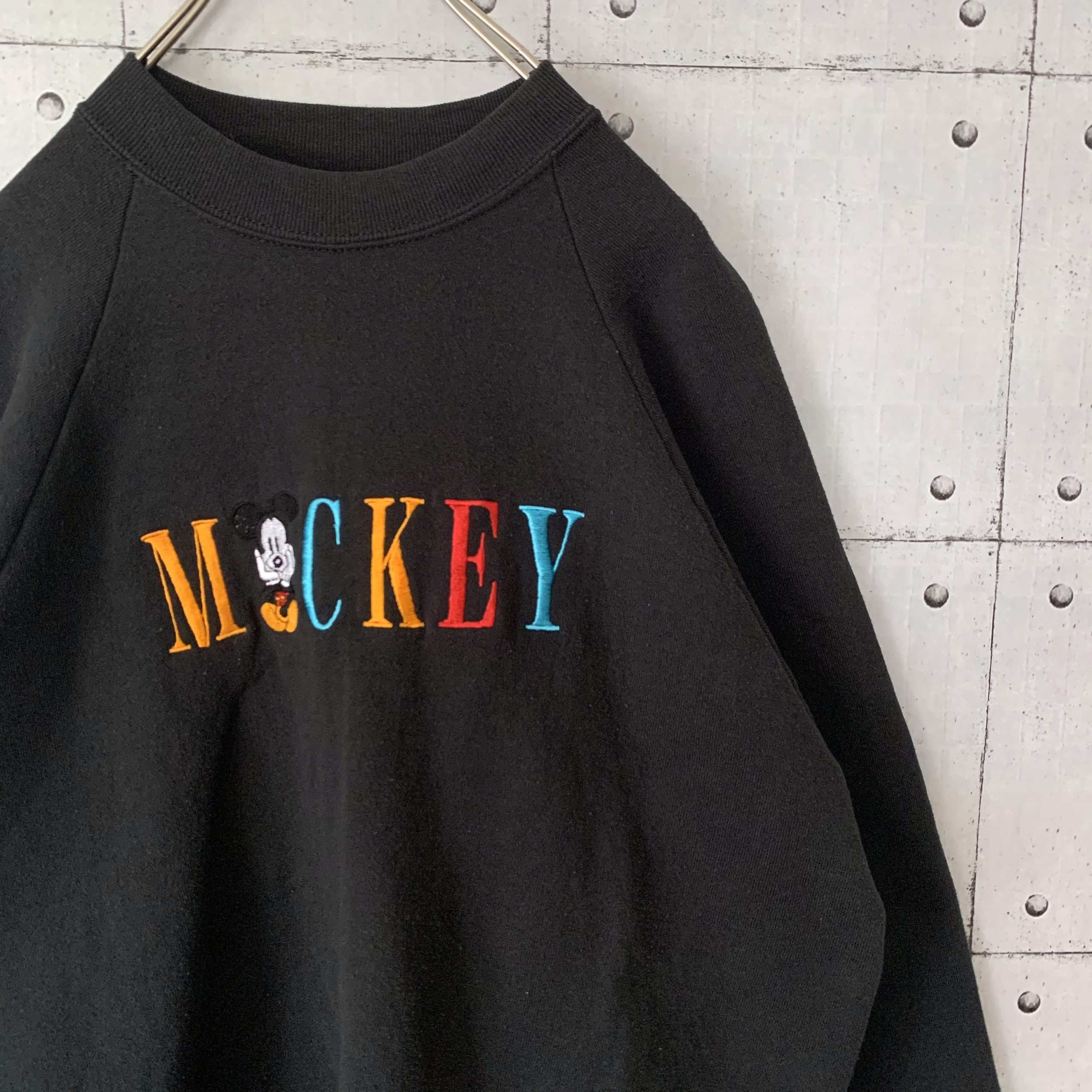 Mickey ミッキー スウェット トレーナー 刺繍 90 S 古着 古着通販セレクトショップ Baa